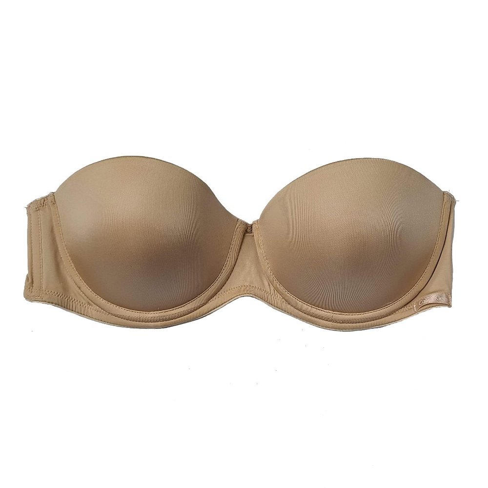NWOT Calvin Klein 34A Strapless Nude Bra